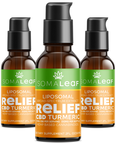SomaLeaf CBD Turmeric Liposomal Formula